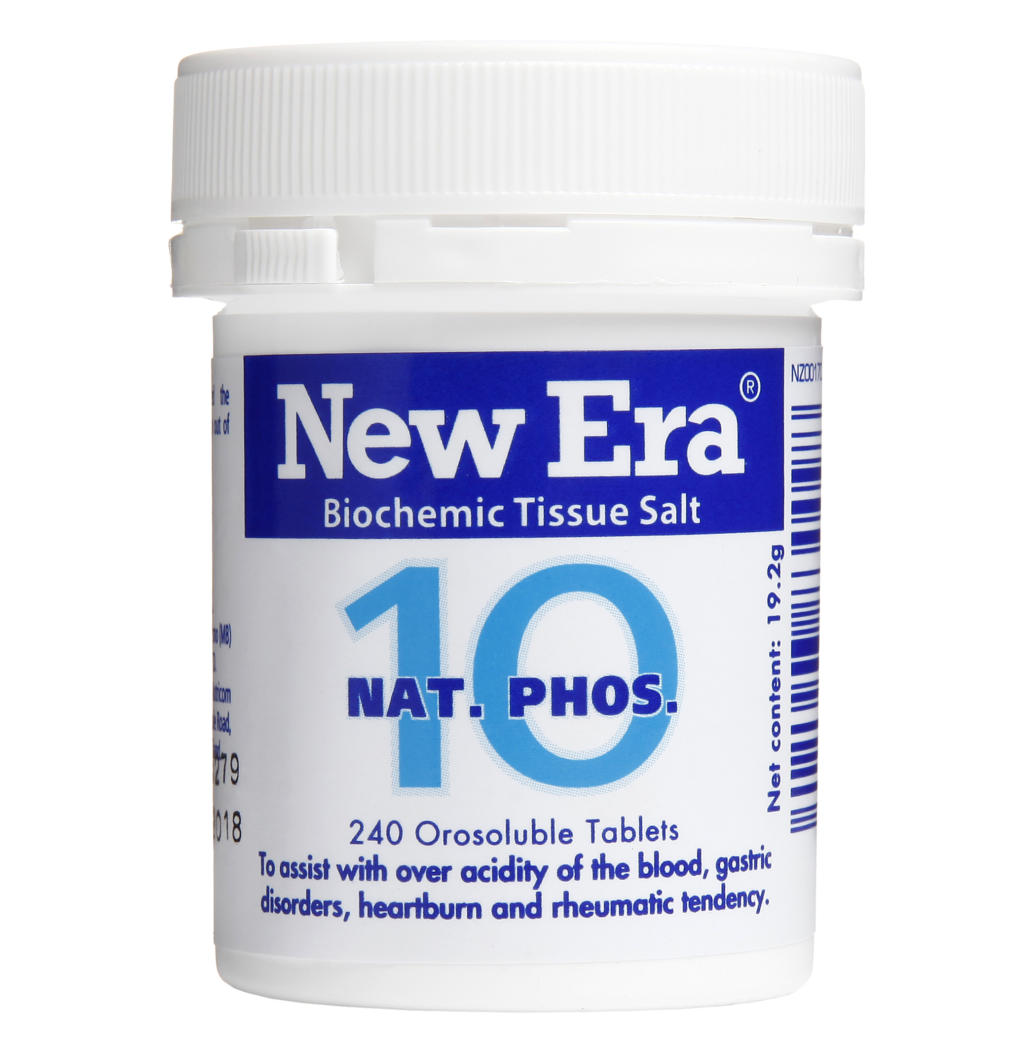 New Era Tissue Salt Nat. Phos. #10 - Natural Antacid